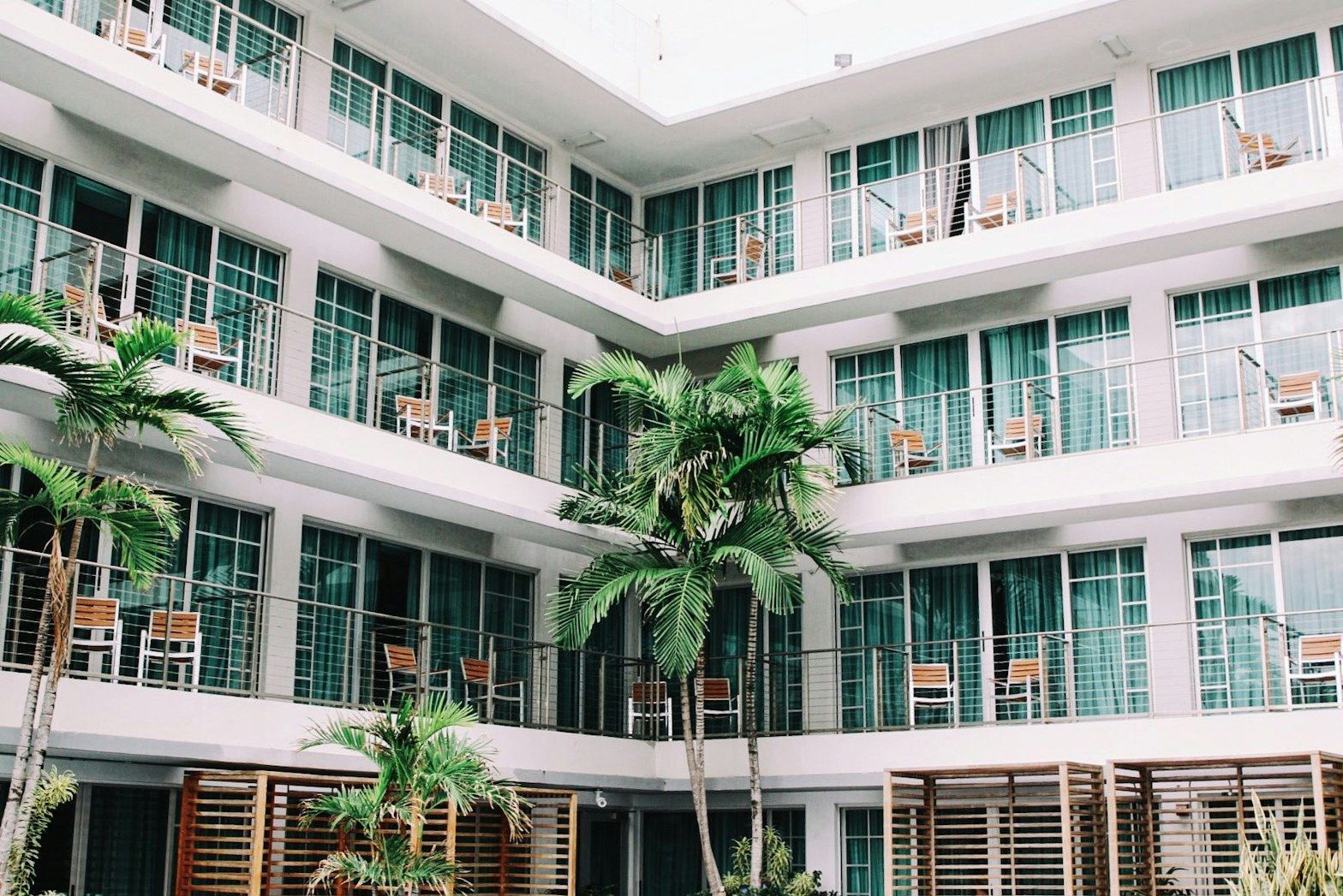 Refined city hotel lobby representing the fictional Koru Grand Rooms